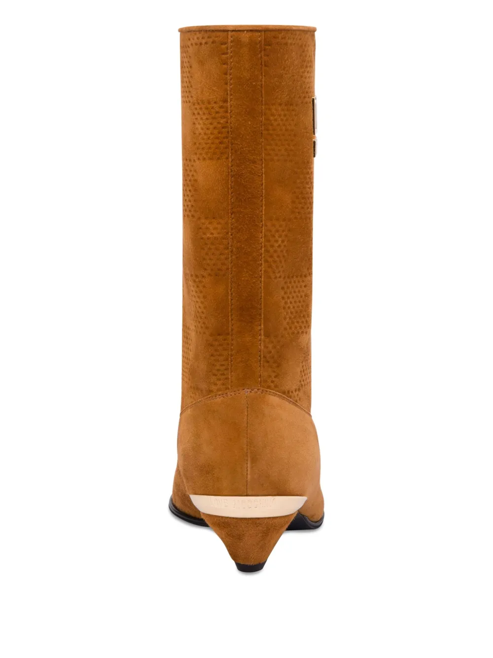 Love Moschino Suède enkellaarzen Bruin