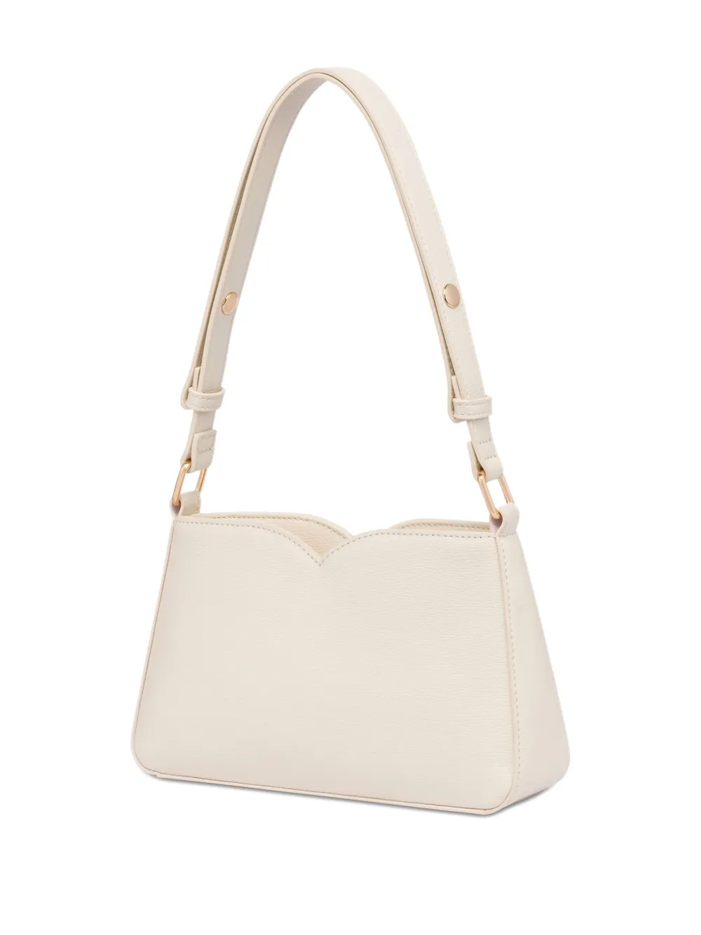 Love Moschino Schoudertas met plakkaat Wit