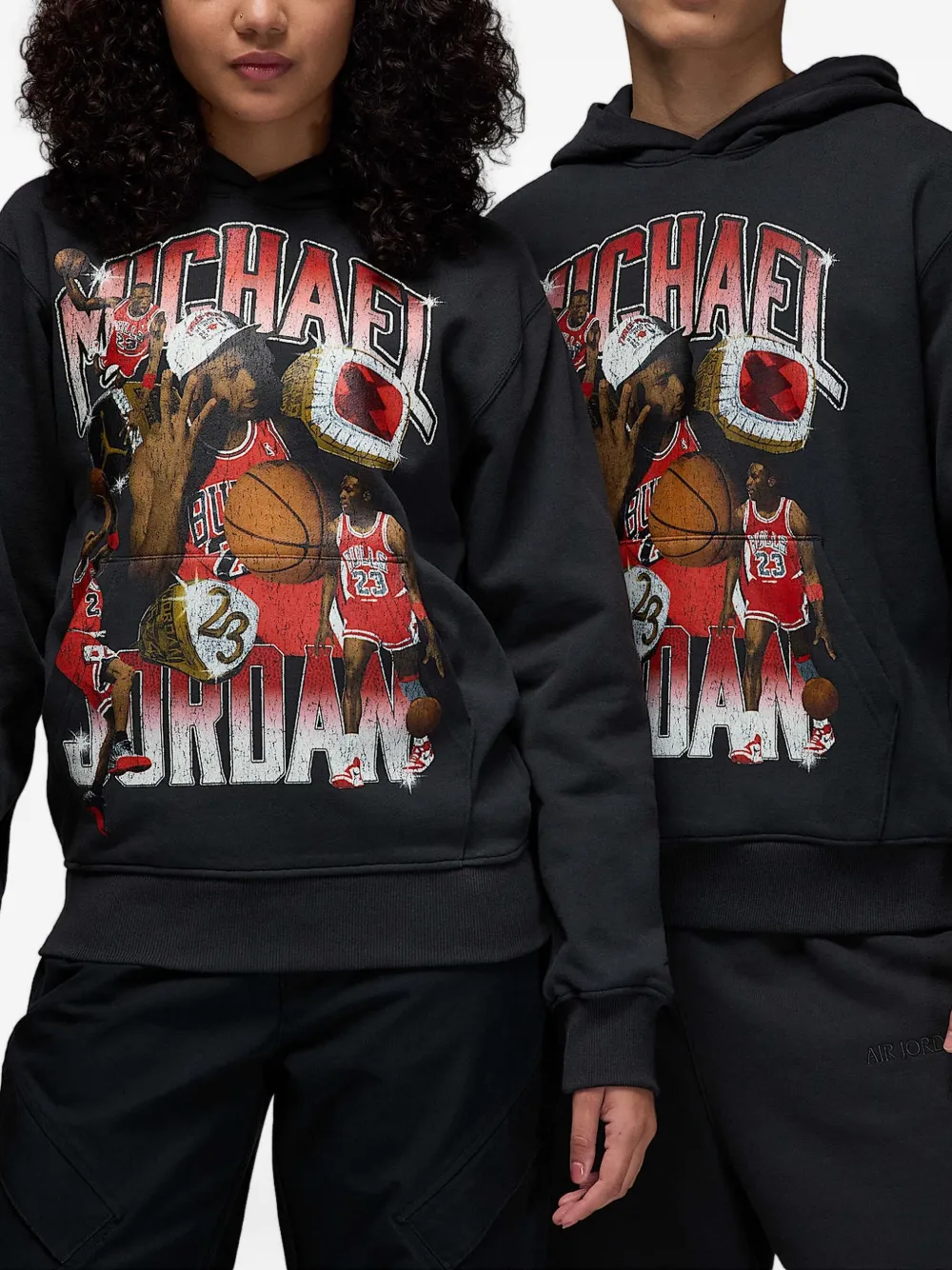 Jordan Flight Fleece "Off Noir" hoodie Zwart