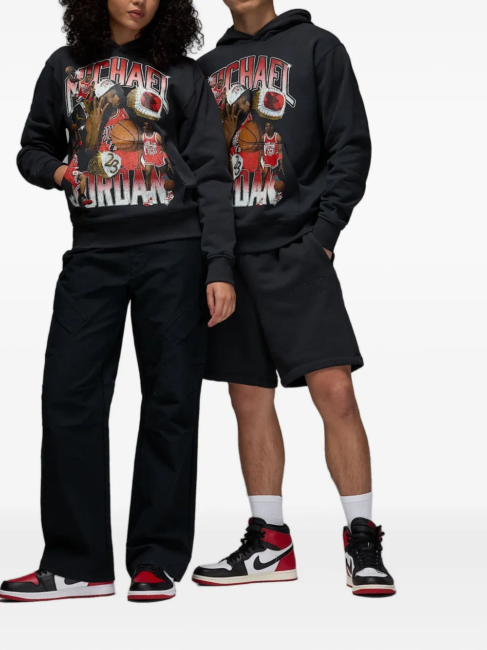Jordan Flight Fleece "Off Noir" hoodie Zwart
