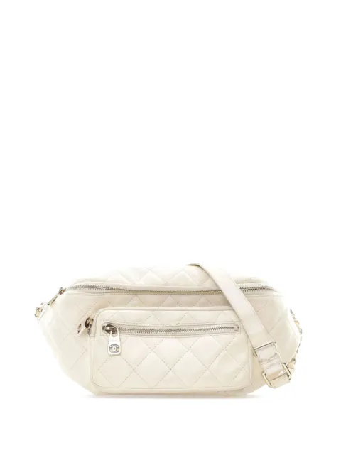 CHANEL Pre-Owned 2019 Iridescent Calfskin All About Waist belt bag