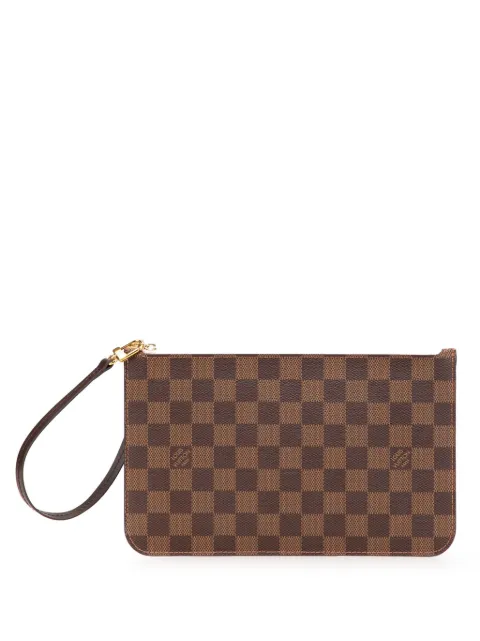 Louis Vuitton Pre-Owned 2000-2025 Damier Ebene Neverfull MM pouch