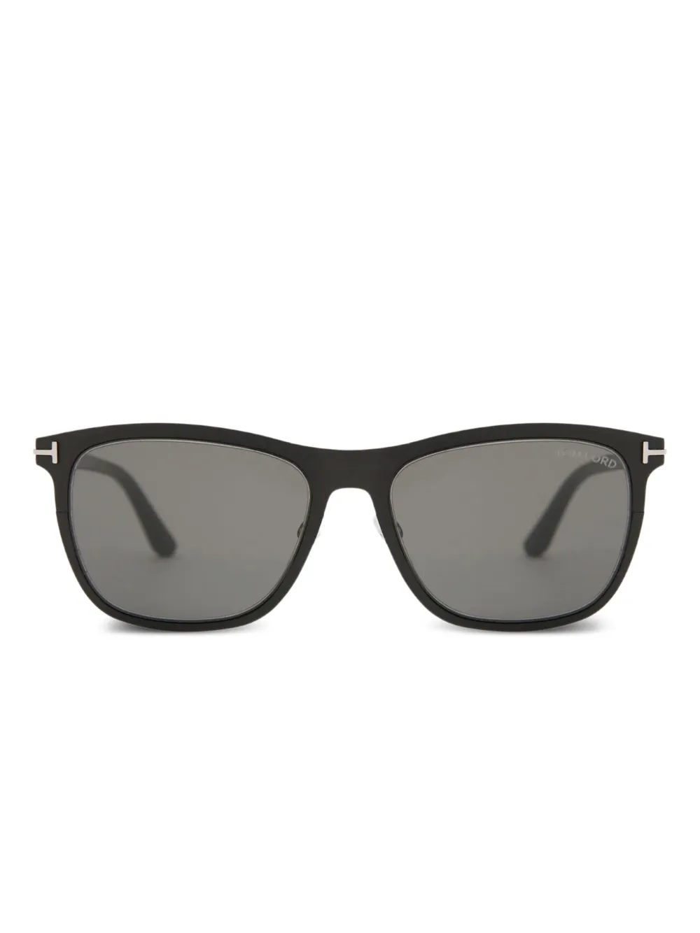 TOM FORD Eyewear Alasdhair zonnebril met rechthoekig montuur Zwart