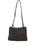 Rabanne chain-link scalloped cross body bag - Brown