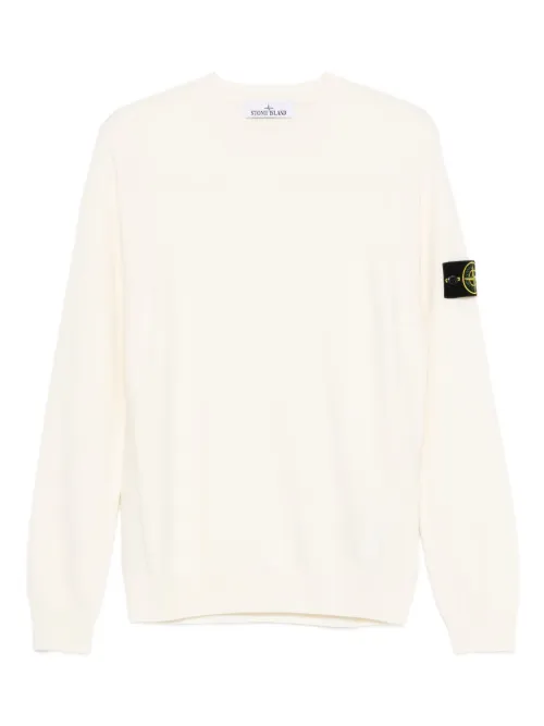 Pull à patch logo - Stone Island - Modalova