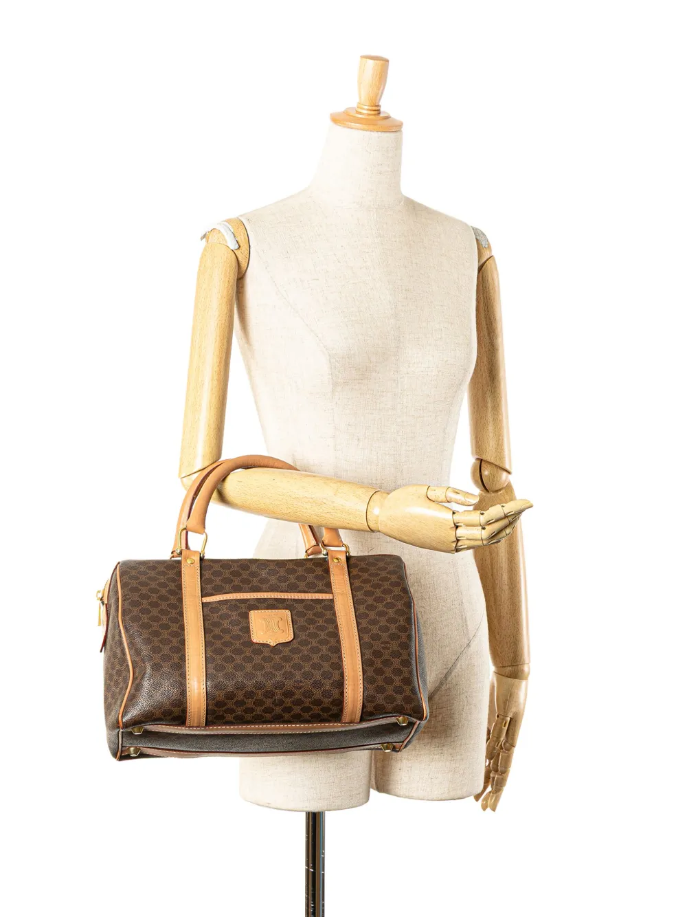 Céline Pre-Owned 2012-2018 Macadam Coated Canvas boston bag | Pre-Owned | Image 2
