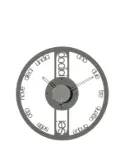 Arti & Mestieri italian-number wall clock (44cm) - Grey