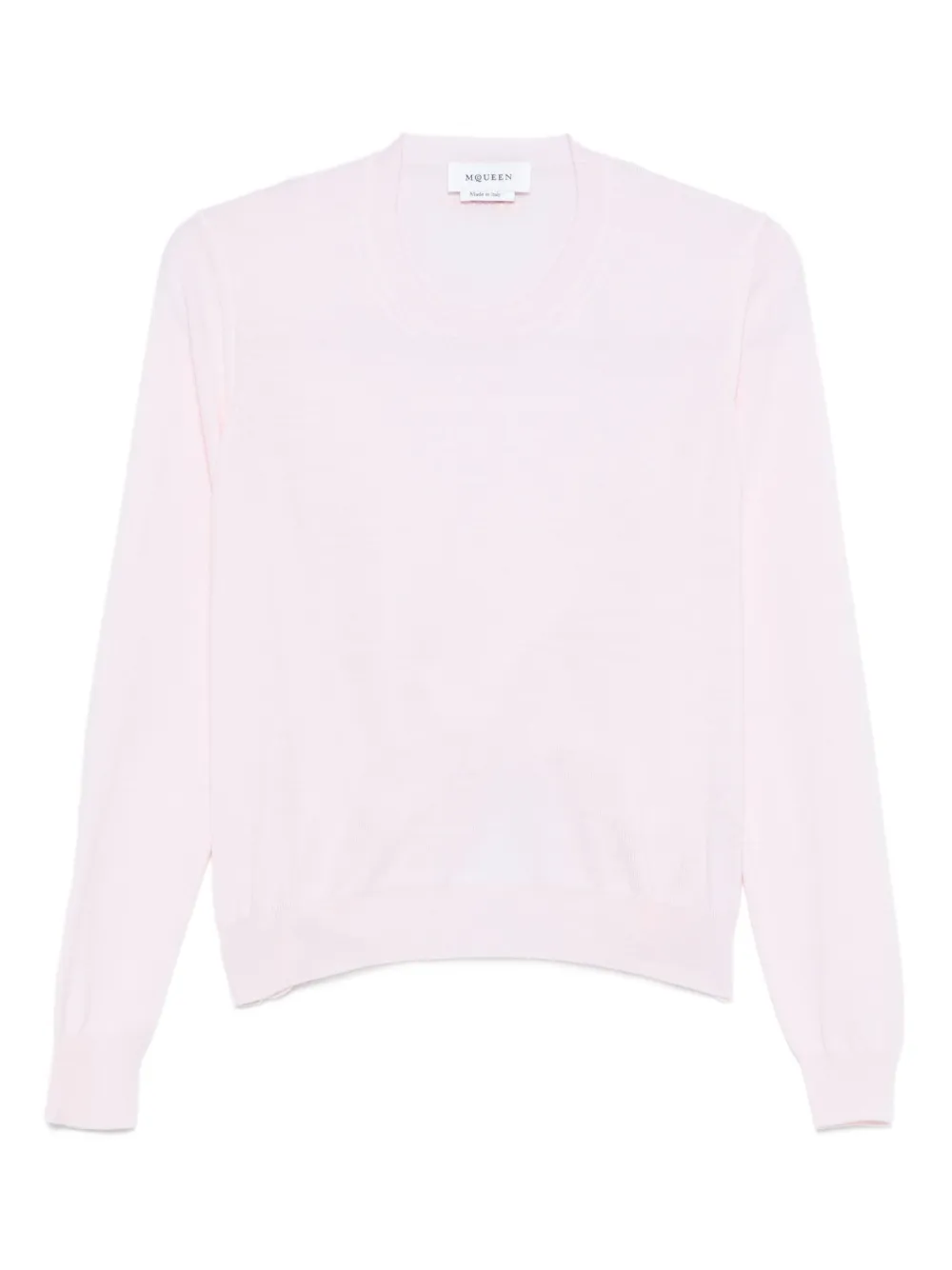 Alexander McQueen long-sleeve crew-neck top | Pink | Image 1
