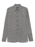 TOM FORD polka dot-pattern shirt - Black