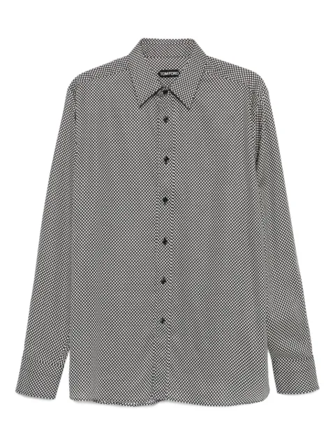 TOM FORD Hemd mit Polka Dots