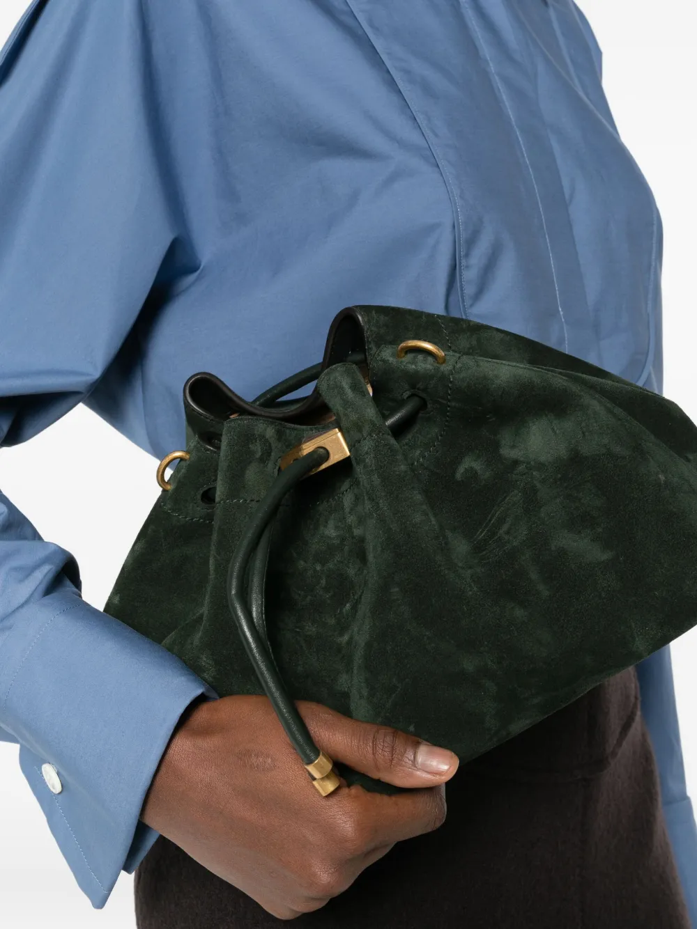 Jimmy Choo Bon Bon suede bucket bag | Image 2