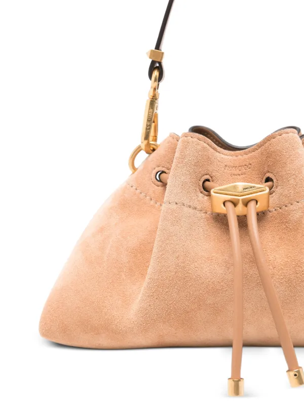 Jimmy Choo Small Cinch Suede Tote Bag | Neutrals | FARFETCH