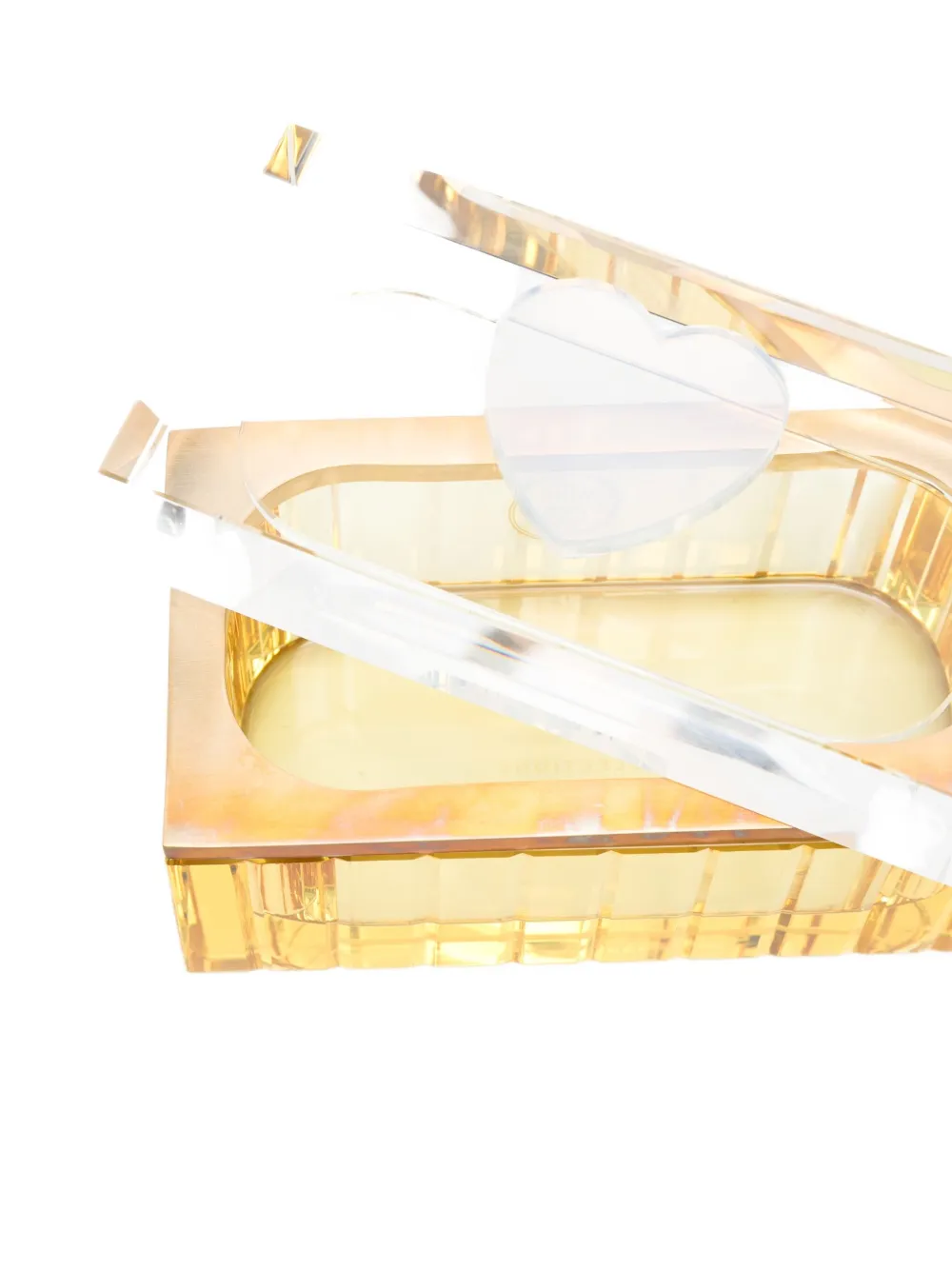 Reflections Copenhagen Transparent Trinked Box In Yellow