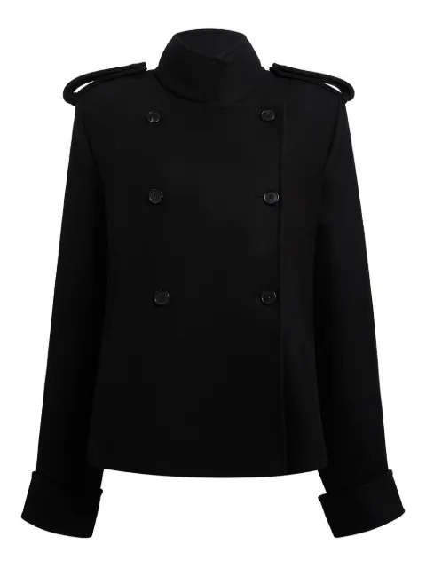KHAITE double-breasted epaulet jacket