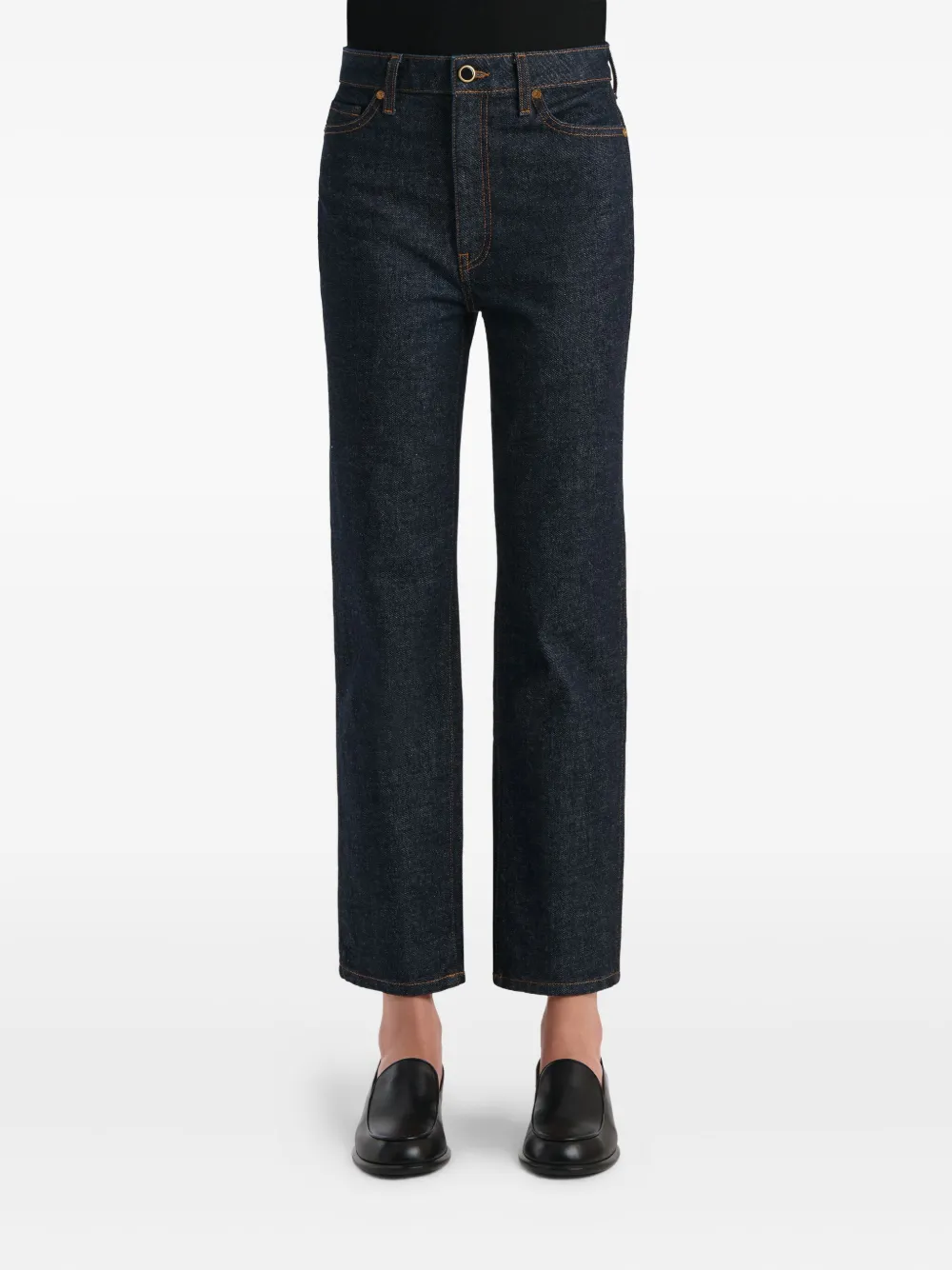 Khaite Abigail Jeans In Blue