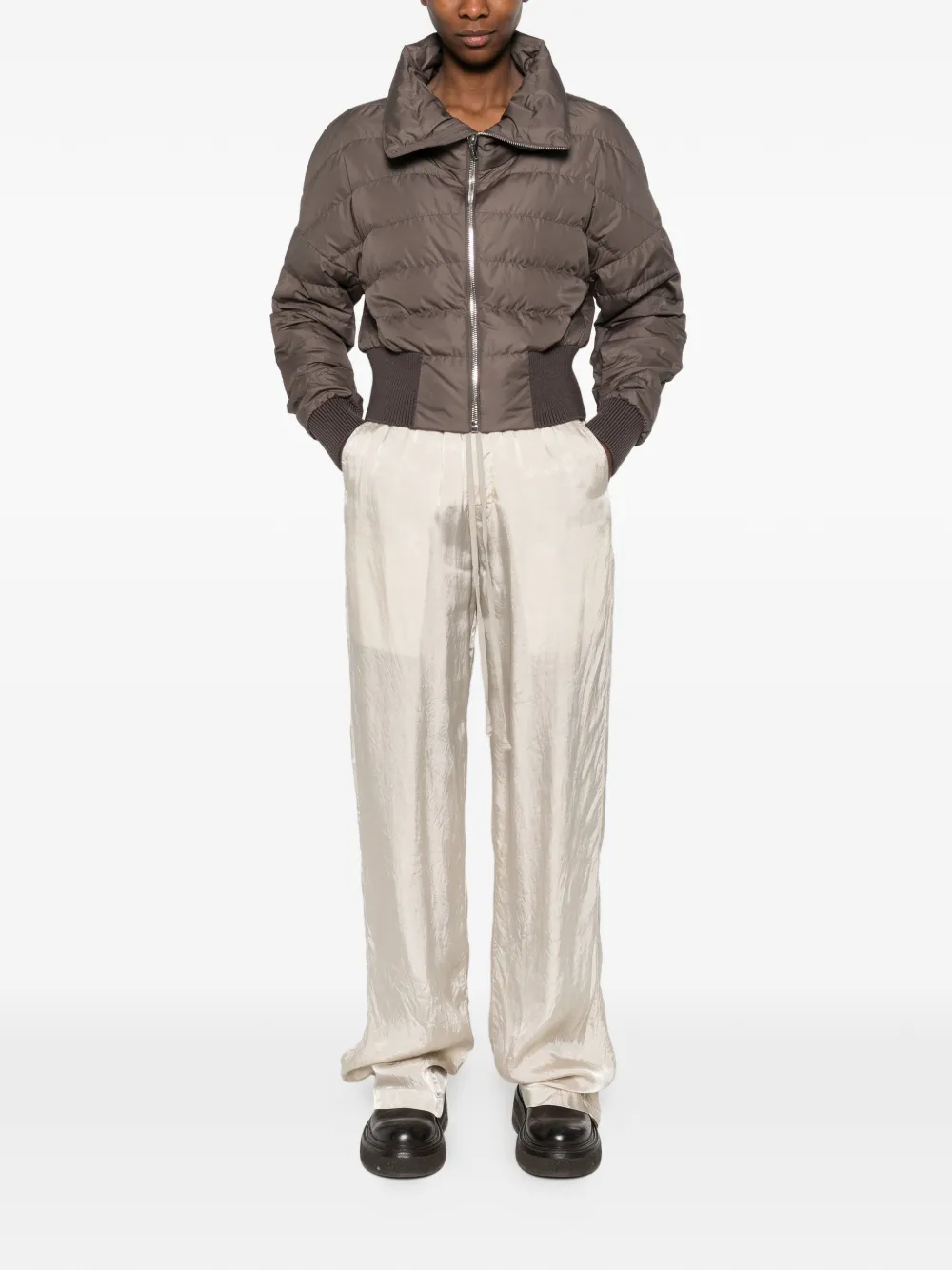 Moncler + Rick Owens Cropped jack Bruin