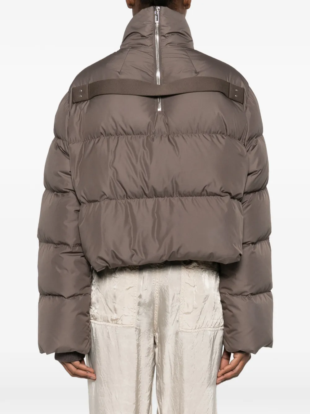 Moncler Cyclopic gewatteerd jack Bruin