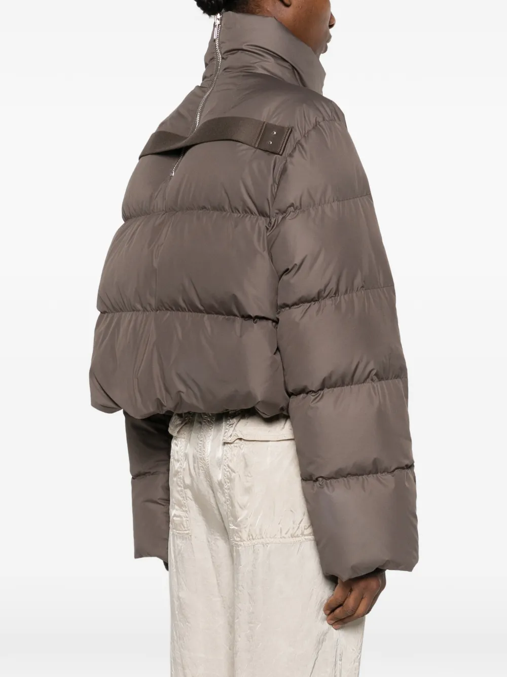 Moncler Cyclopic gewatteerd jack Bruin