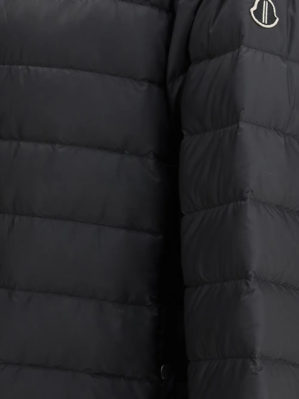 Moncler + Rick Owens Jack met capuchon en rits Zwart
