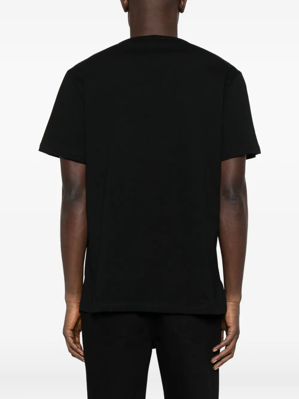 Alexander McQueen T-shirt met geborduurde patroon Zwart