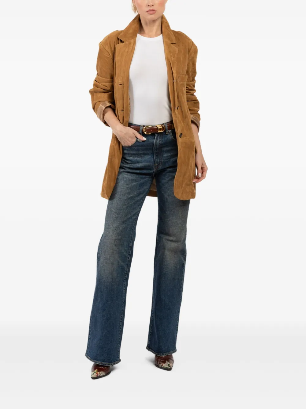 Smythe suede button-fastening jacket | Leather Jackets | Image 2