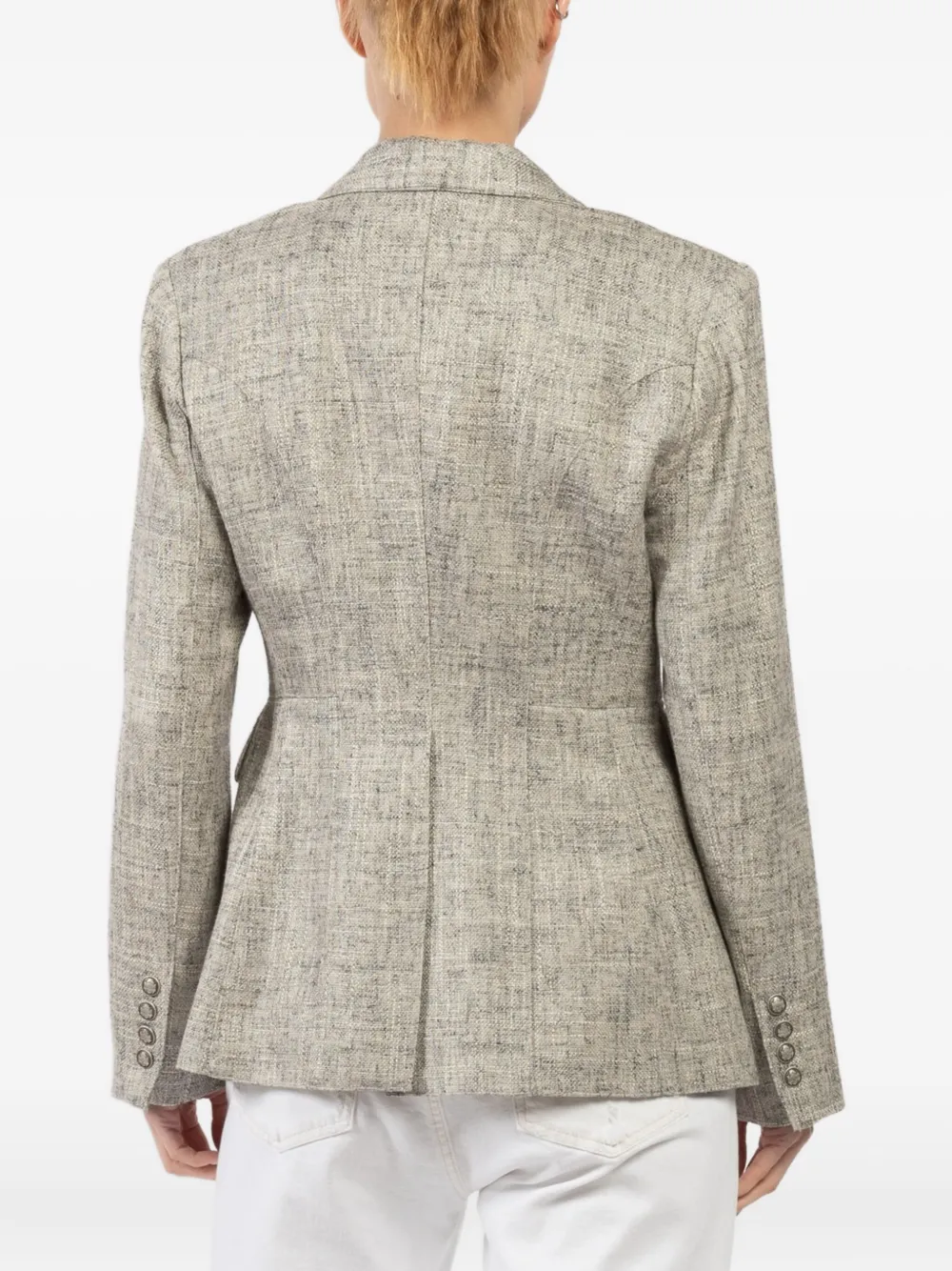 Smythe Single-button Blazer In Gray