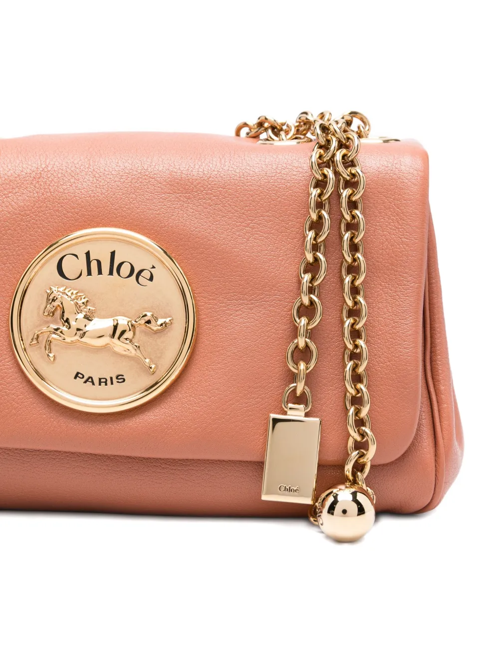 Chloé Heritage leren crossbodytas Oranje