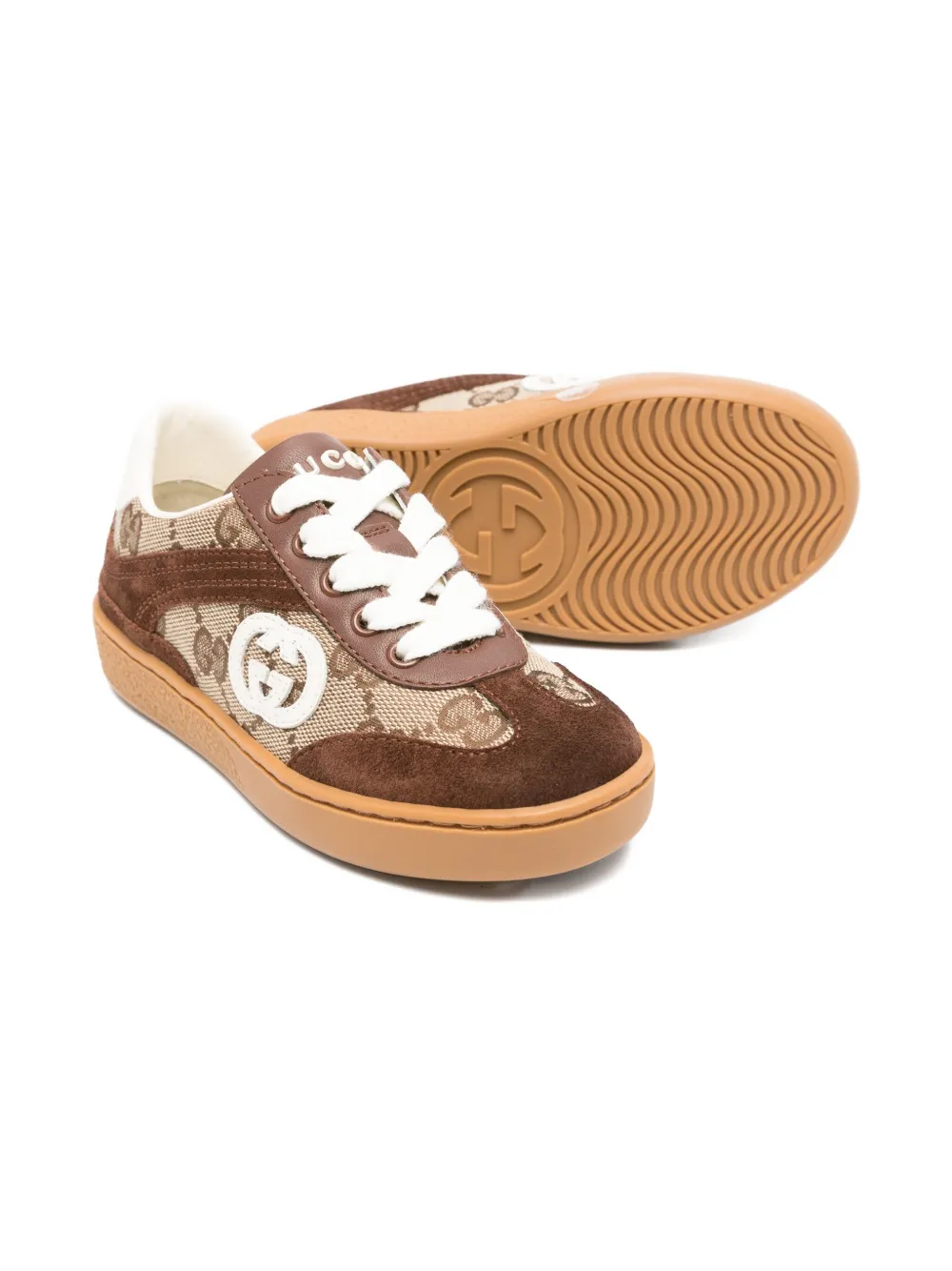 Gucci Kids G74 sneakers Bruin