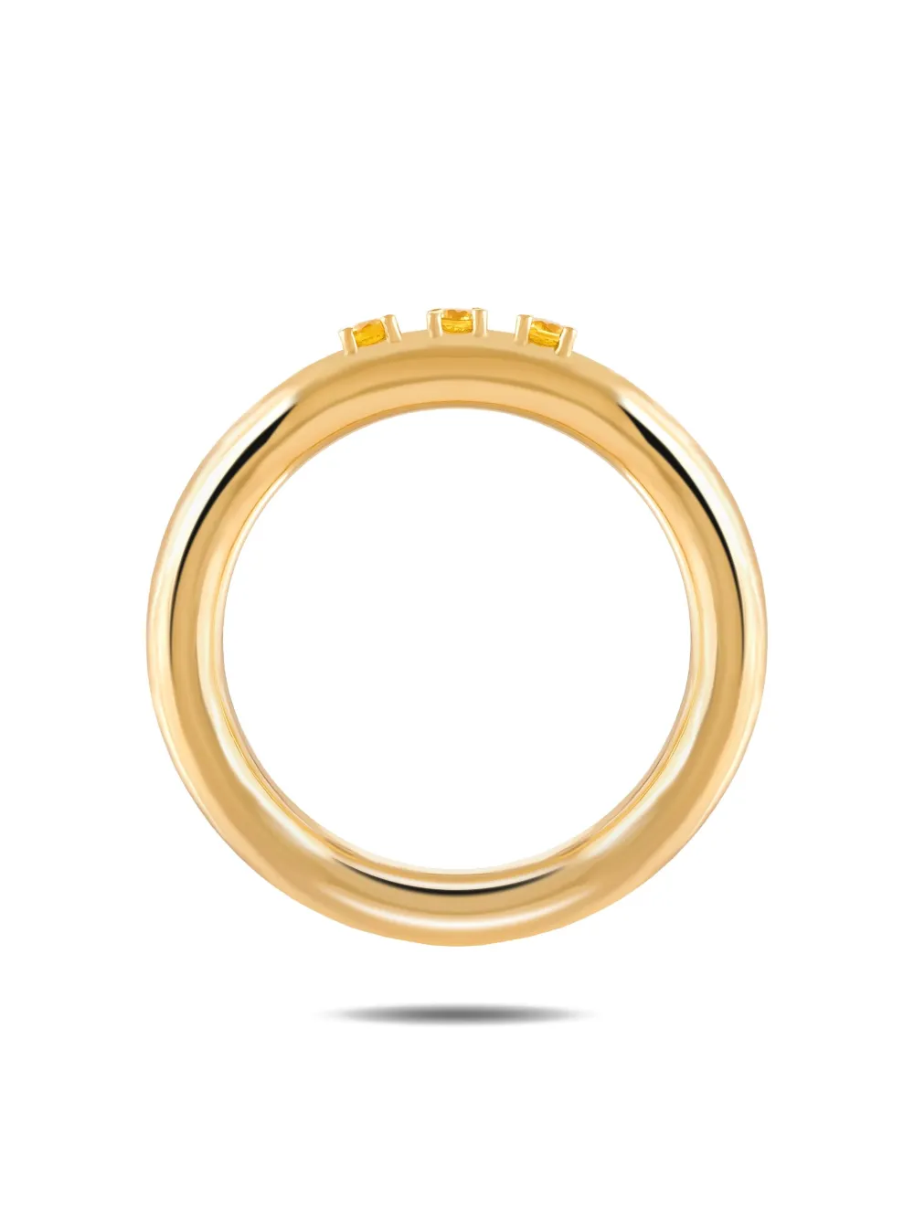  Rosekey 18k Yellow Gold Sapphire Ring 