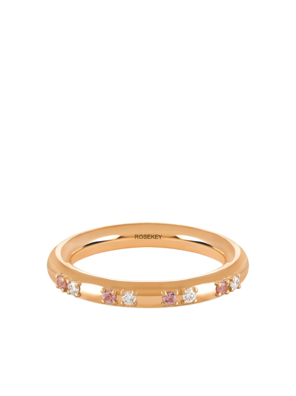 ROSEKEY 18K yellow gold Primrose sapphire and diamond ring - Oro