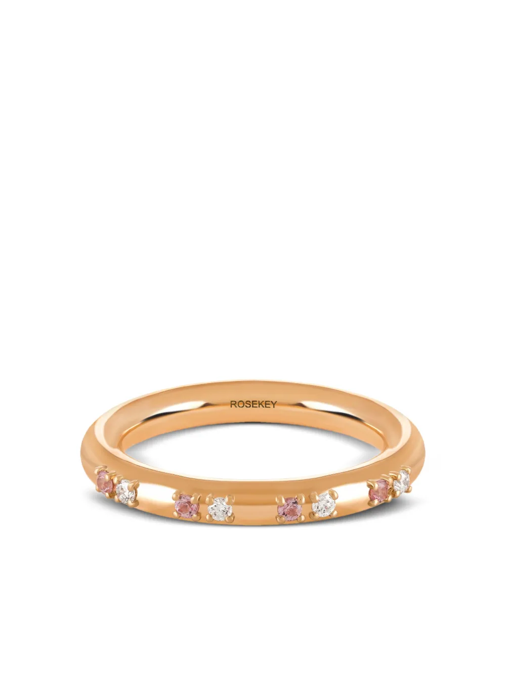 ROSEKEY 18K yellow gold Primrose sapphire and diamond ring - Oro