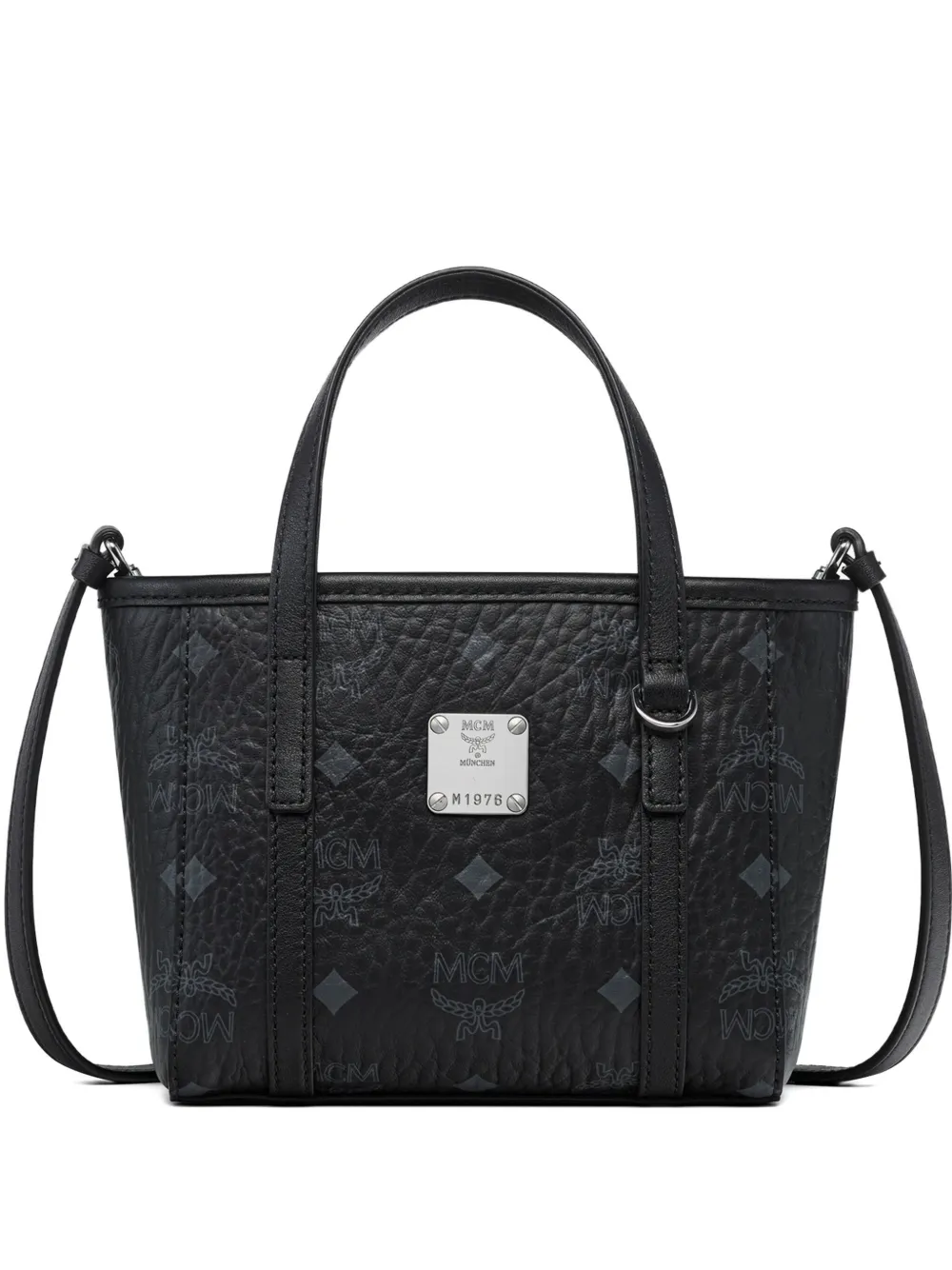 MCM mini Toni top-zip tote bag | Black | Image 1