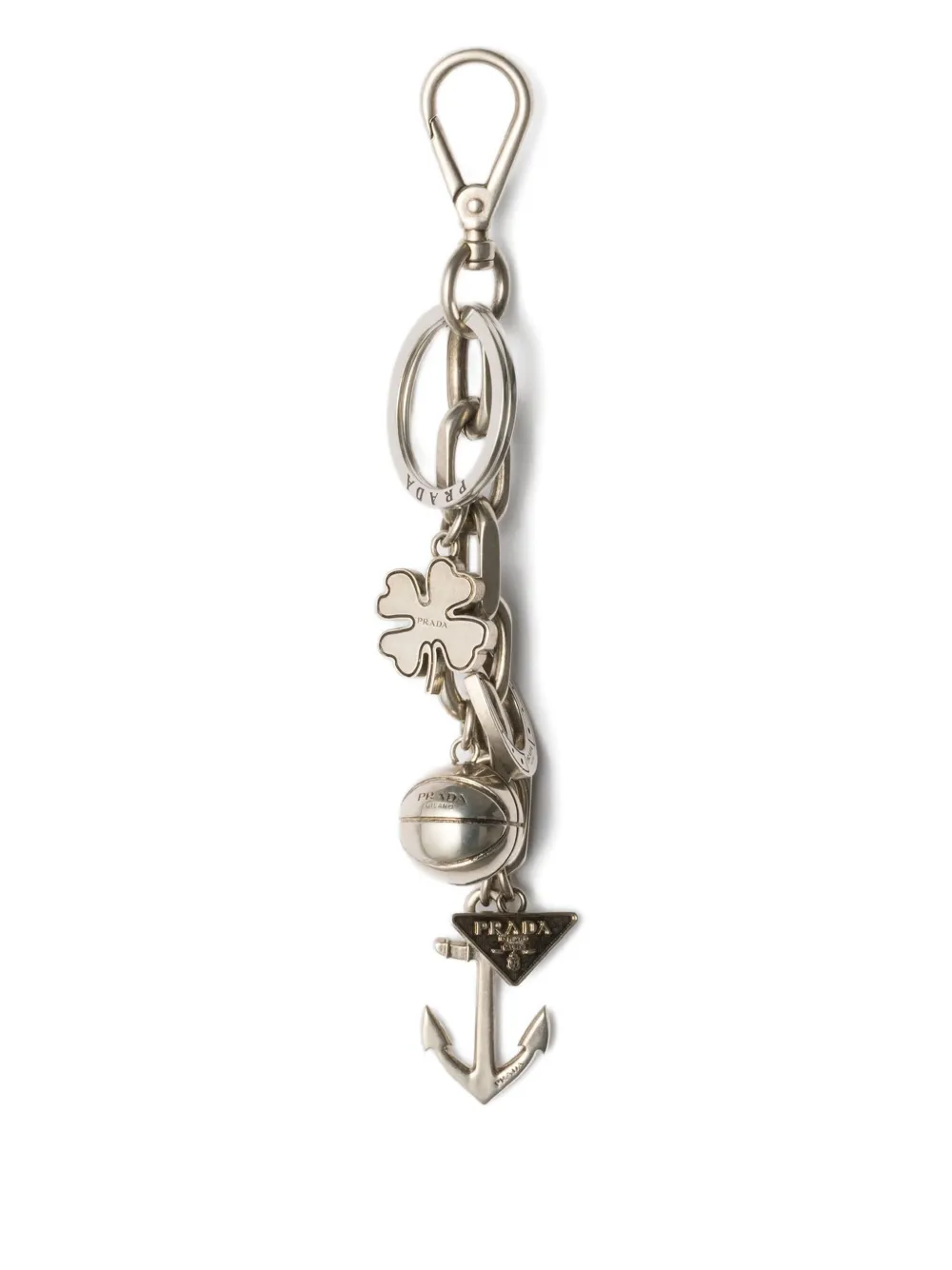 Prada charms keyring | Grey | Image 1