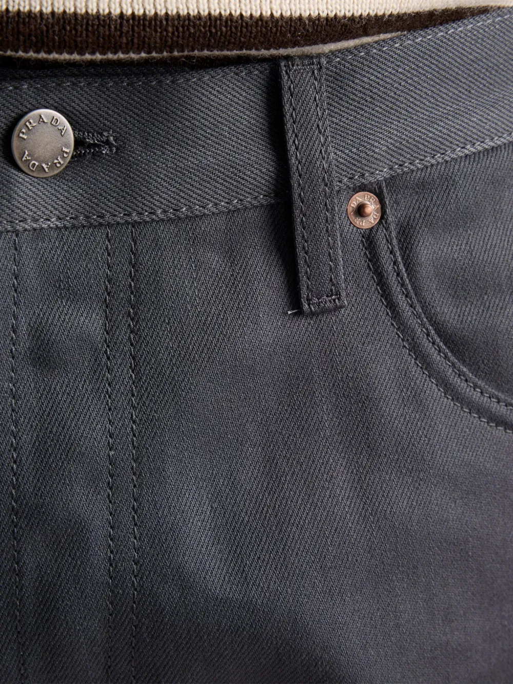 Prada Straight jeans Grijs