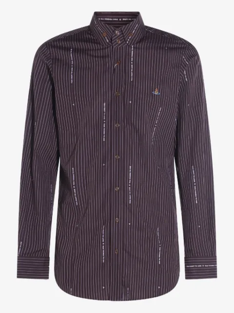 Vivienne Westwood striped buttoned shirt
