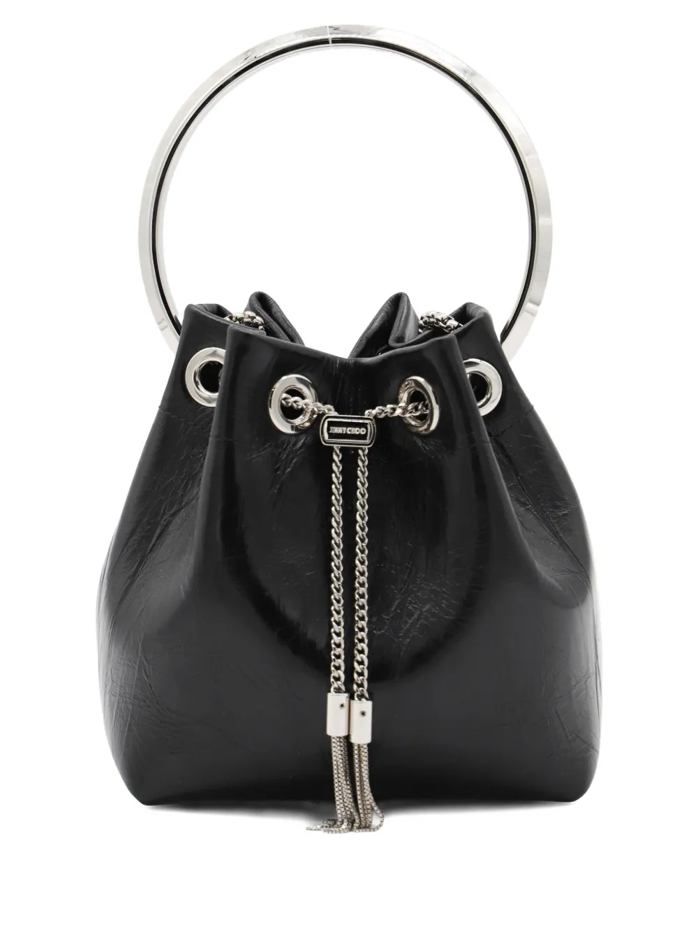 Jimmy Choo Bon ring-top bag Zwart