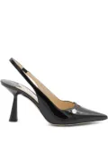 Jimmy Choo 85MM slingback pearl pumps - Black