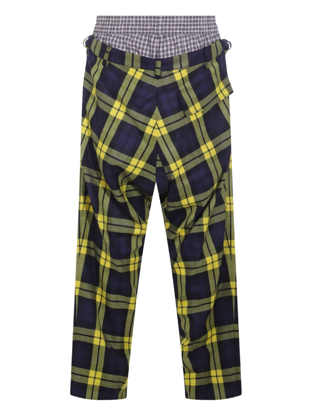 Vivienne Westwood Builder check-pattern layered trousers | Regular-Fit & Straight Leg Pants | Image 2