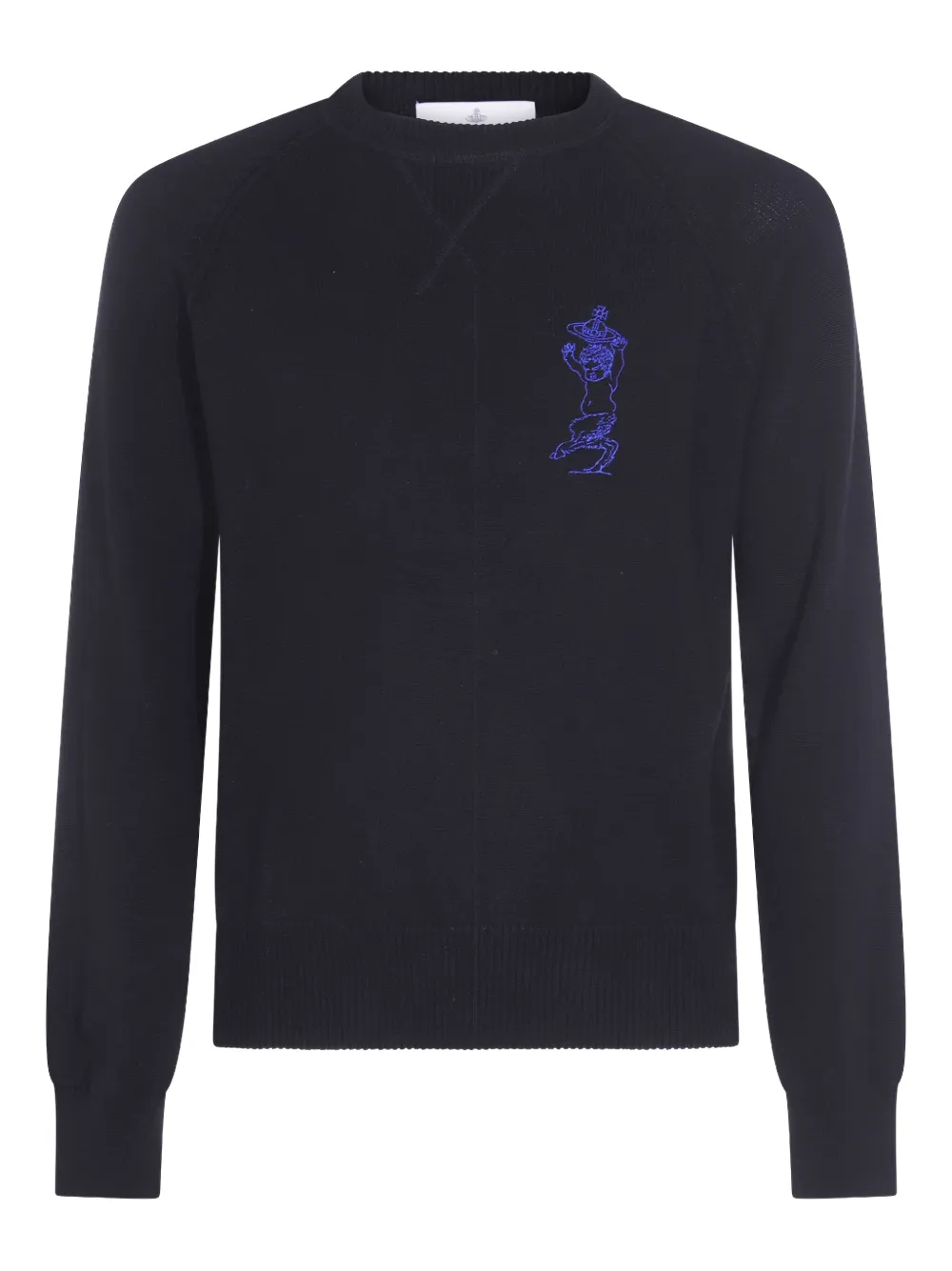 Vivienne Westwood Trui met raglan mouwen en borduurwerk Zwart