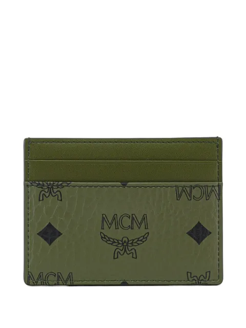 MCM Visetos monogram canvas cardholder