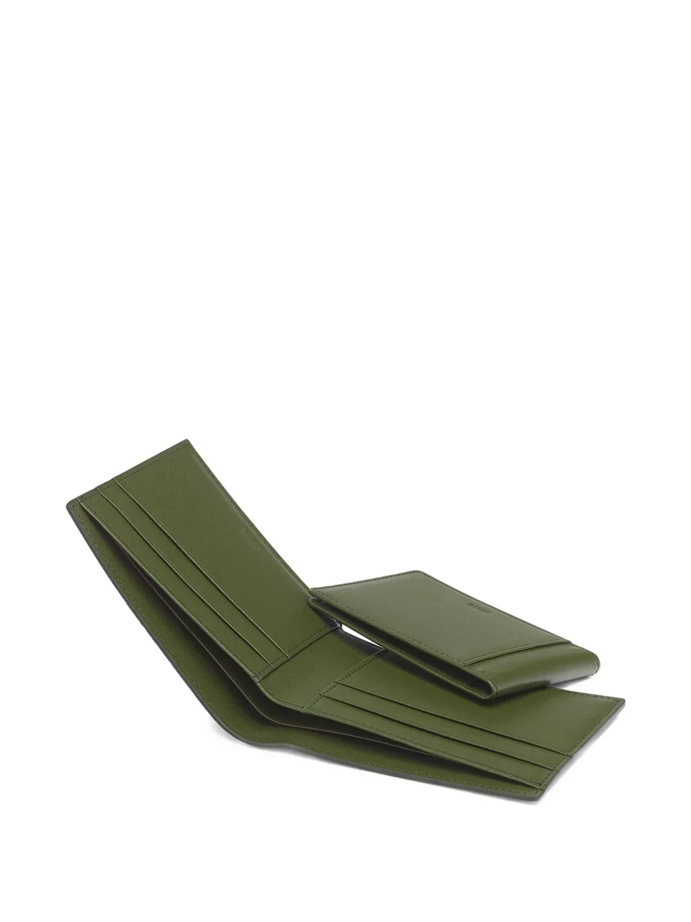 MCM Aren Visetos portemonnee met monogram Groen