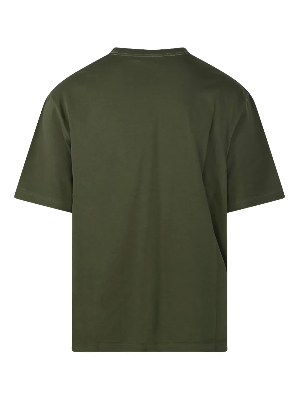 Gucci T-shirt met logoplakkaat Groen