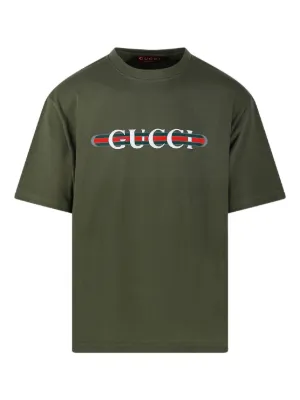 Gucci T-Shirts & Vests for Men | Gucci Logo Shirt | FARFETCH