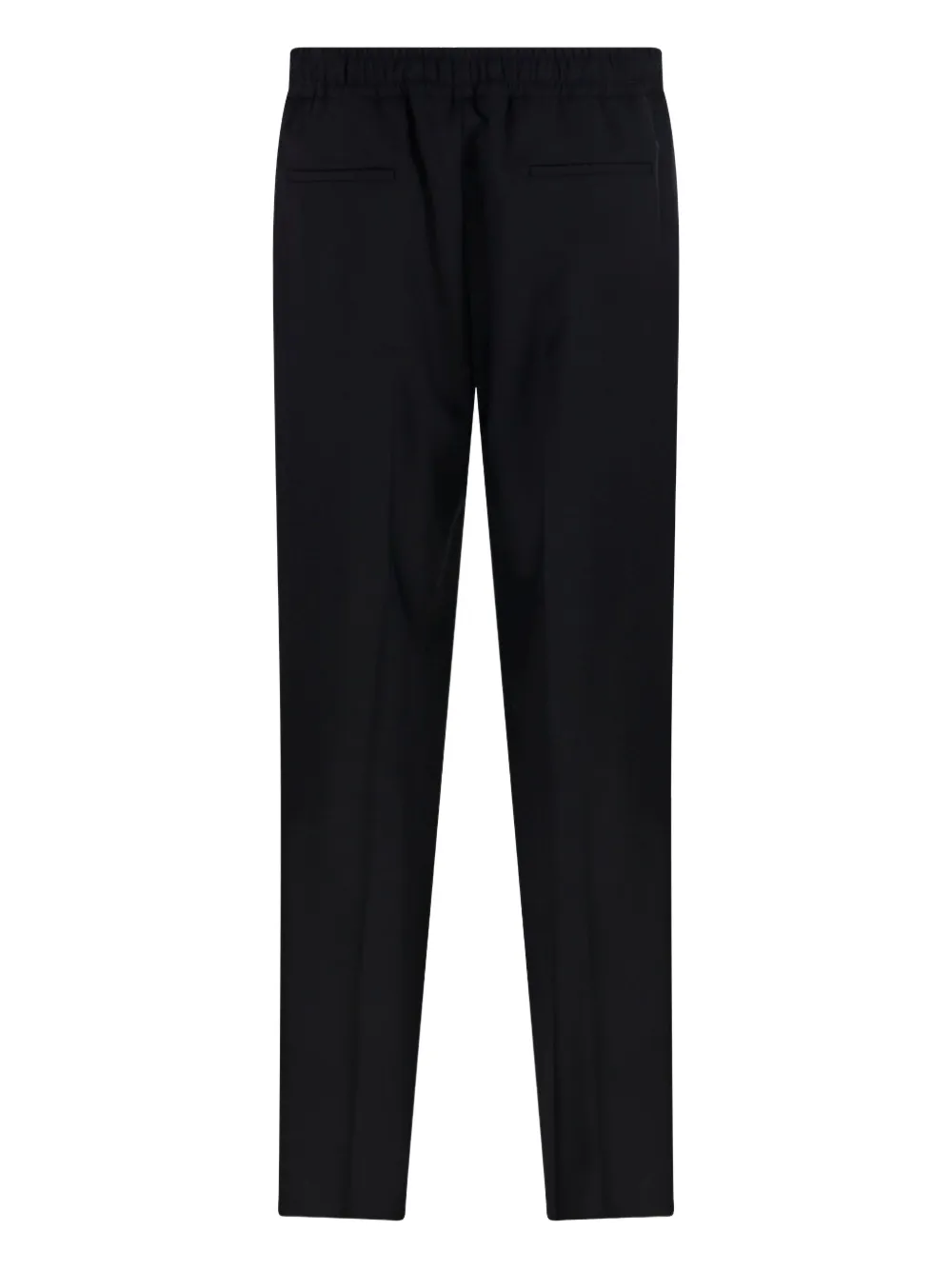 Valentino Garavani drawstring pleated trousers Zwart