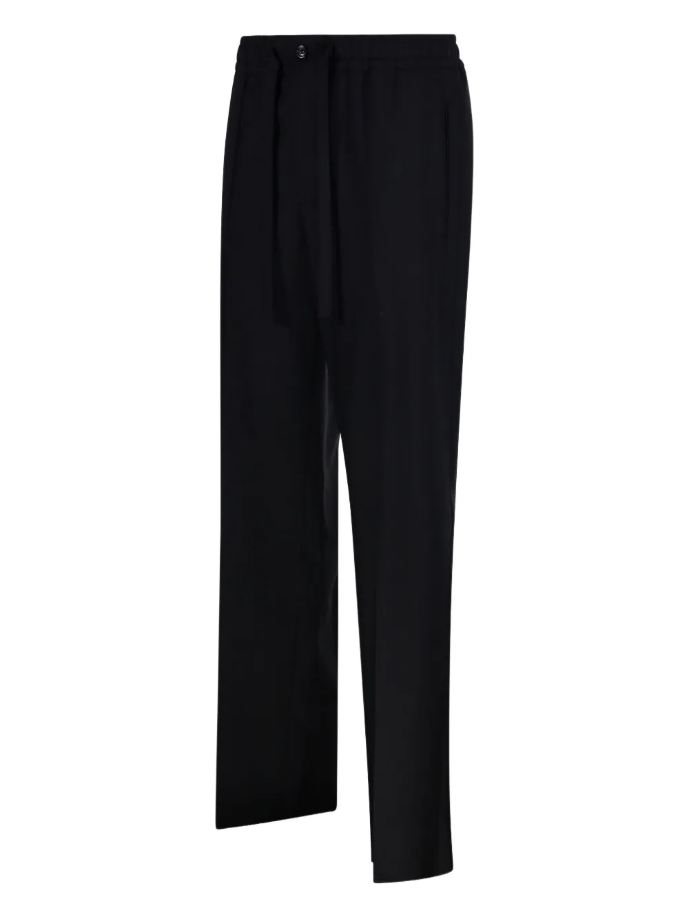 Valentino Garavani drawstring pleated trousers Zwart