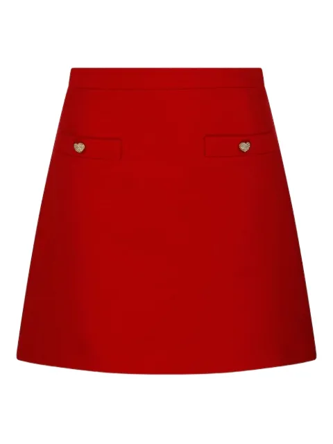 Valentino Garavani heart-embellished mini skirt