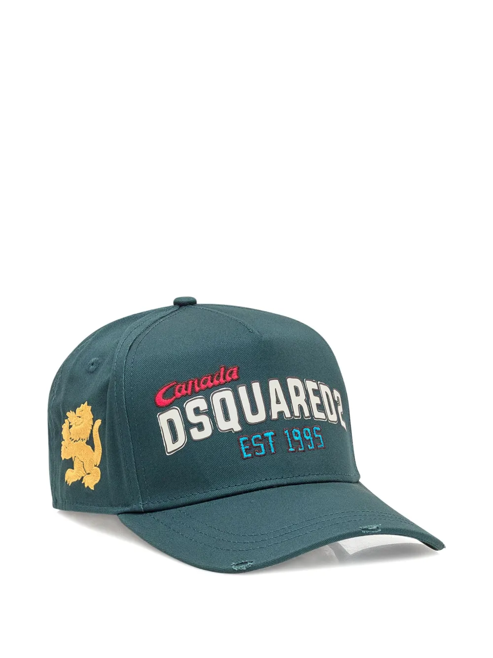 DSQUARED2 Honkbalpet met logopatch Groen