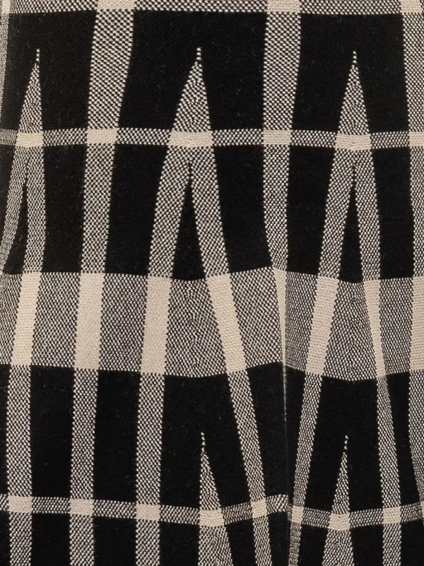 MSGM チェック プリーツスカート | ブラック | FARFETCH JP