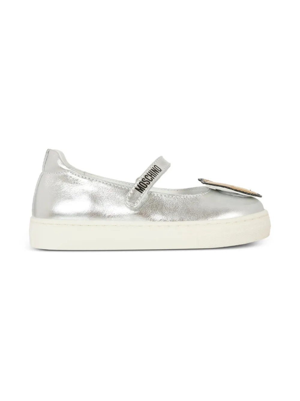 Moschino Kids teddy-embellishment ballerina | Teen Girl Shoes | Image 2