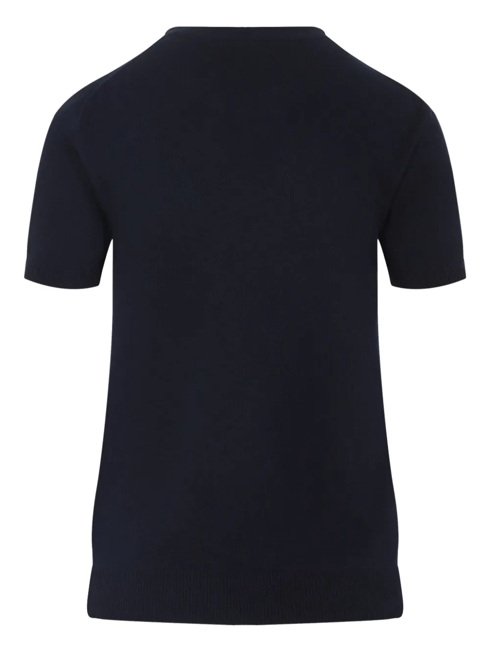 Miu Miu Top met korte mouwen en argyle patroon - Blauw